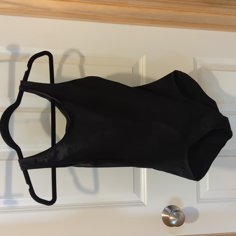 Capezio black women's tank leotard